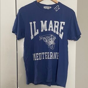 Eastport Blue Il Mare Graphic Tee